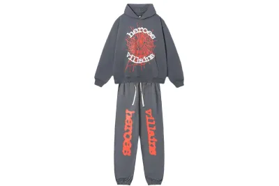 RSOUTFIT Sp5der x Metro Boomin Hoodie Dark Grey 01