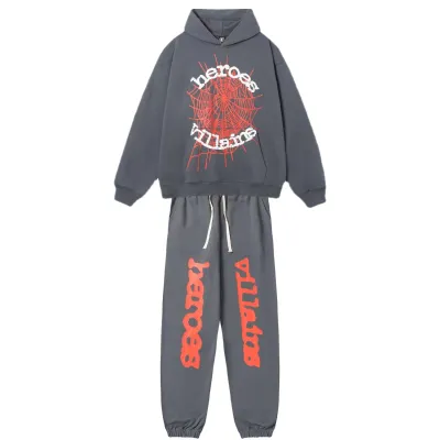 RSOUTFIT Sp5der x Metro Boomin Hoodie Dark Grey 01
