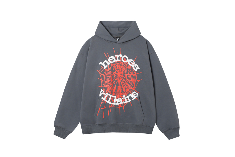 RSOUTFIT Sp5der x Metro Boomin Hoodie Dark Grey