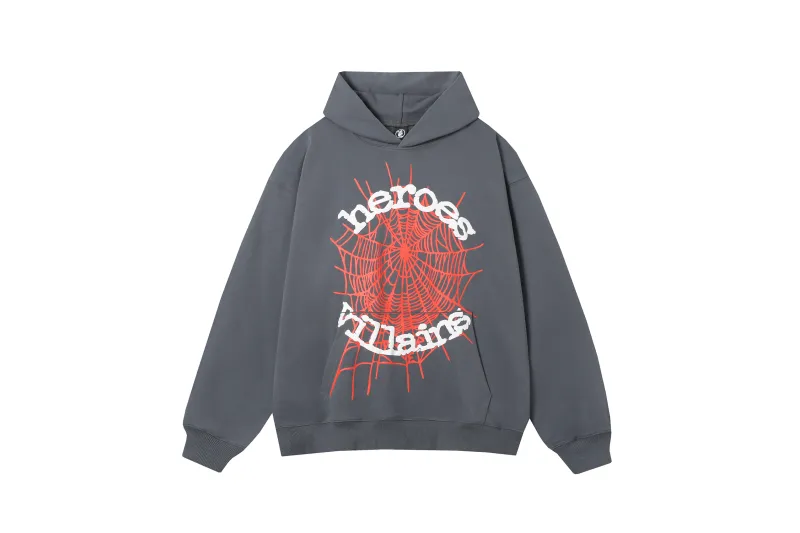 RSOUTFIT Sp5der x Metro Boomin Hoodie Dark Grey