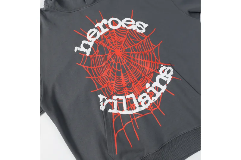 RSOUTFIT Sp5der x Metro Boomin Hoodie Dark Grey