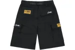 RSOUTFIT Corteiz Alcatraz Cargo Shorts Black