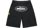 RSOUTFIT Corteiz Alcatraz Cargo Shorts Black