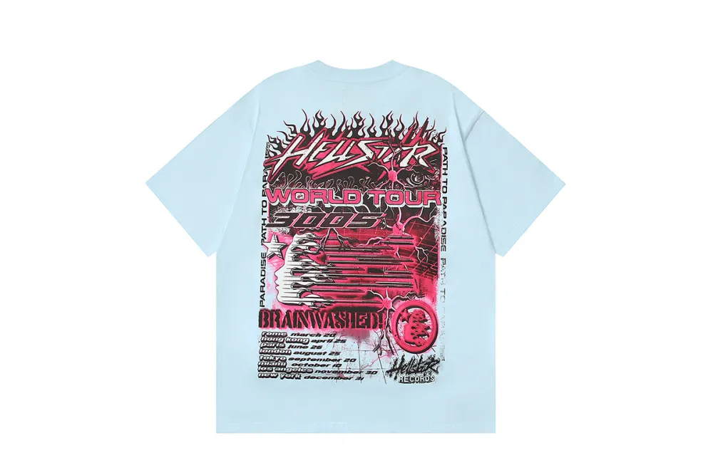 Hellstar Neuron T-Shirt Light Blue
