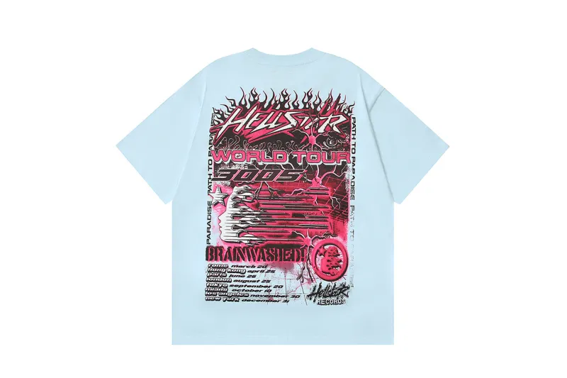 Hellstar Neuron T-Shirt Light Blue