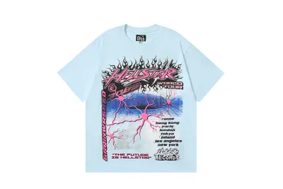 Hellstar Neuron T-Shirt Light Blue 02