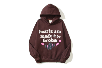 RSOUTFIT Broken Planet Hearts Are Made To Be Broken Hoodie Brown 02
