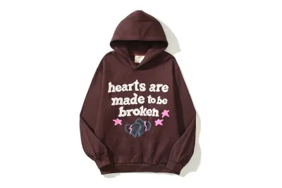 RSOUTFIT Broken Planet Hearts Are Made To Be Broken Hoodie Brown 02