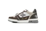 RSOUTFIT Louis Vuitton LV Trainer Brown Beige White 1AC51J