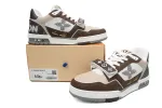RSOUTFIT Louis Vuitton LV Trainer Brown Beige White 1AC51J