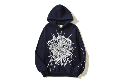 RSOUTFIT Sp5der Arach NY Phobia Hoodie Navy/Ash Grey 02
