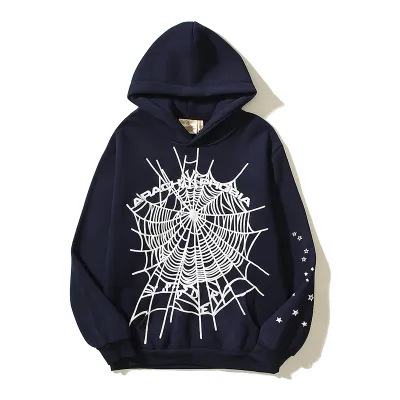 RSOUTFIT Sp5der Arach NY Phobia Hoodie Navy/Ash Grey 02