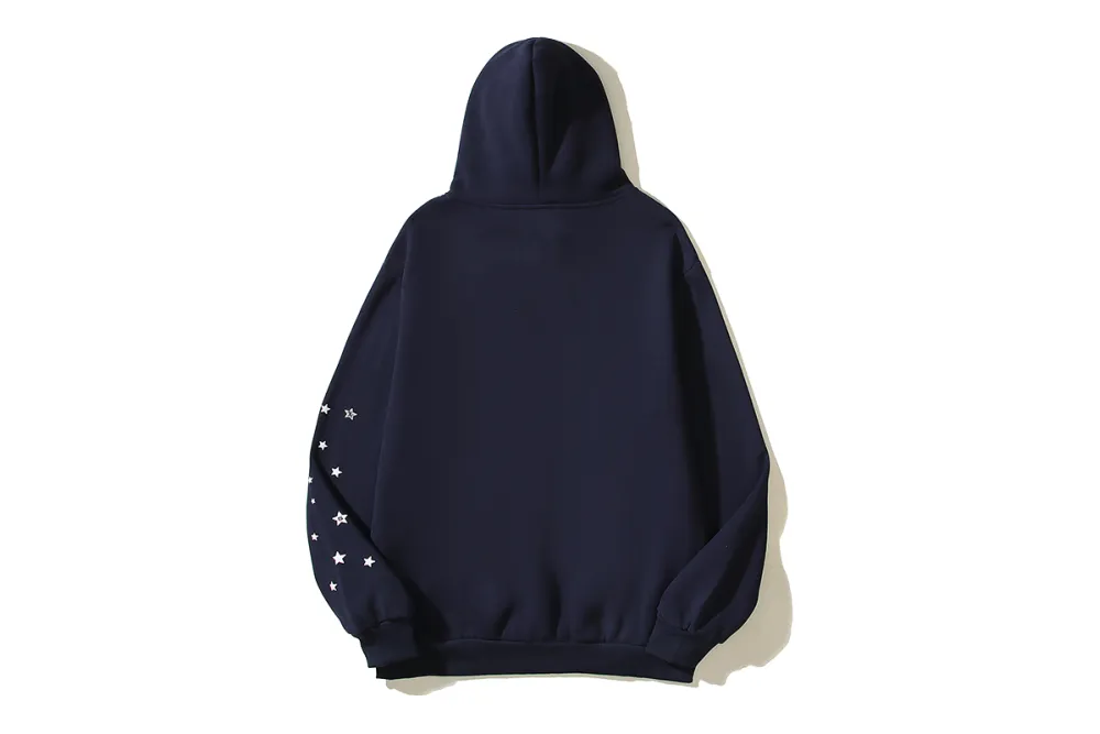RSOUTFIT Sp5der Arach NY Phobia Hoodie Navy/Ash Grey