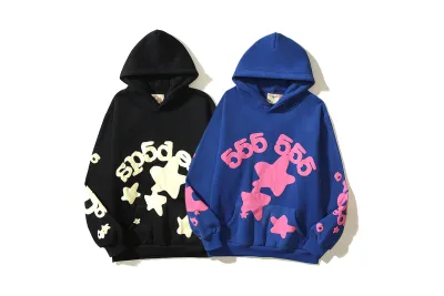 RSOUTFIT Sp5der Beluga Hoodie Black/Blue 01