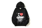 RSOUTFIT Sp5der I Heart SP5 Souvenir Hoodie Black