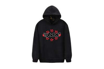 RSOUTFIT Sp5der Warped Hoodie Black/White 01