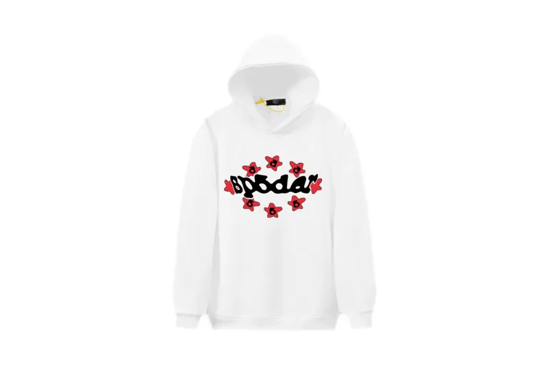 RSOUTFIT Sp5der Warped Hoodie Black/White