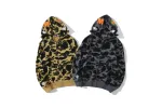 BAPE ABC Camo Shark Full Zip Hoodie Black/Yellow