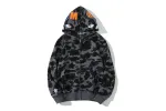 BAPE ABC Camo Shark Full Zip Hoodie Black/Yellow