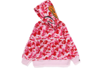 BAPE ABC Camo Shark Full Zip Hoodie Blue/Pink