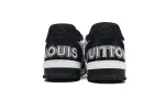 RSOUTFIT Louis Vuitton LV Trainer Velcro Strap Monogram Denim Black White 1A9ZAU / 1A9ZAW / 1A9ZB0