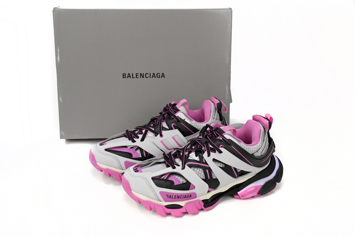 Balenciaga Track LED Grey Pink Black 555032W3AD31252/542436 W3NB2 5023