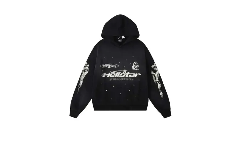 Hellstar Graphics Tracksuit Oversized Black