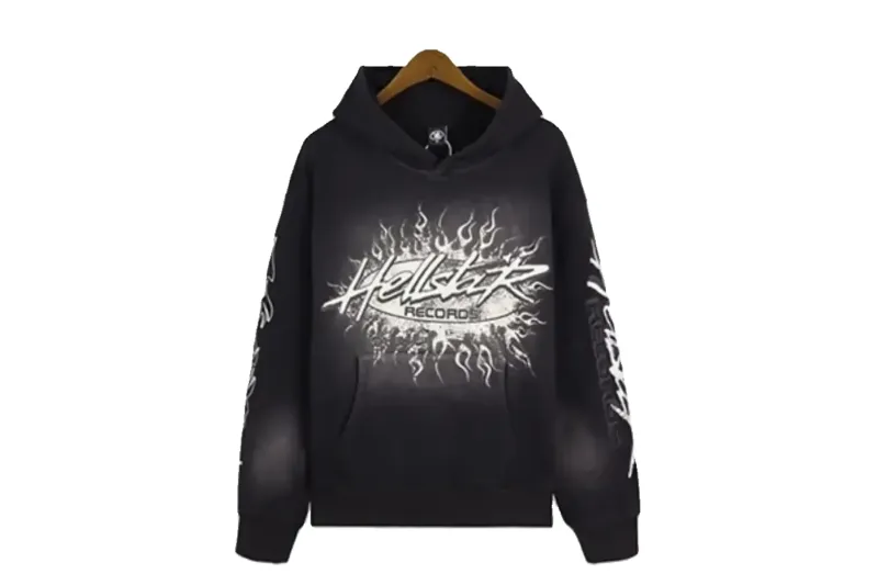 Hellstar Studios Records Vintage Tracksuit Black