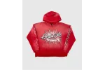 Fake Hellstar Studios Records Hoodie Red