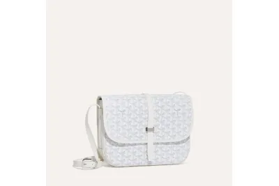 Goyard Belvédère MM Bag White 02