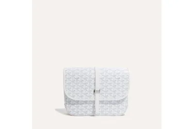 Goyard Belvédère MM Bag White 01
