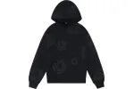 Denim Tears Cotton Wreath Hooded Sweatshirt Black Monochrome