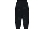 Denim Tears Cotton Wreath Sweatpants Black Monochrome