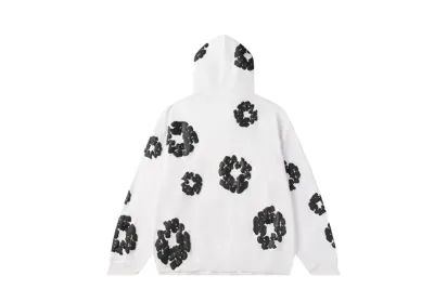 Denim Tears x Offset Wreath Hoodie Black 02