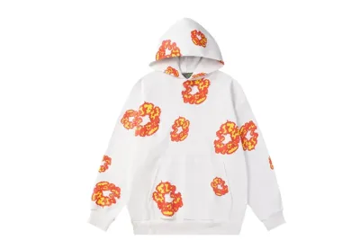 Denim Tears x Offset Wreath Hoodie White 01