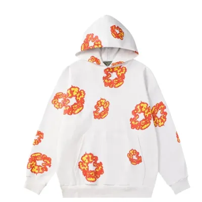 Denim Tears x Offset Wreath Hoodie White 01