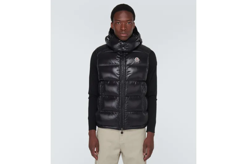 Moncler Bormes Down Vest Black