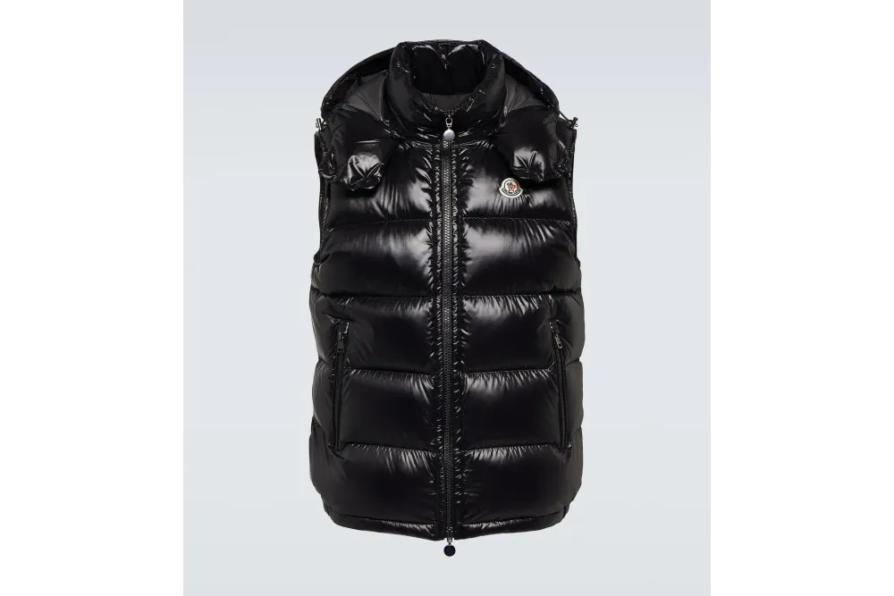 Moncler Bormes Down Vest Black