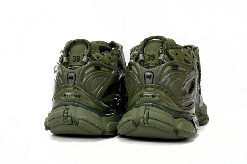 Balenciaga Runner Leather Free Khaki 677403W3RB13031