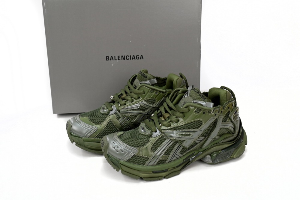 Balenciaga Runner Leather Free Khaki 677403W3RB13031