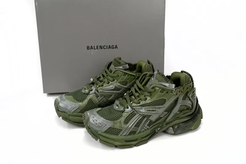 Balenciaga Runner Leather Free Khaki 677403W3RB13031