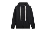 Polo Ralph Lauren Hoodie Black with White Lace