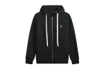 Polo Ralph Lauren Hoodie Black with White Lace