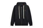Polo Ralph Lauren Hoodie Black with White Lace