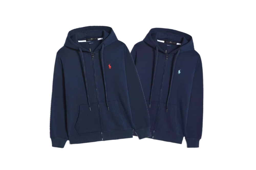 Polo Ralph Lauren Hoodie Navy with Navy Lace