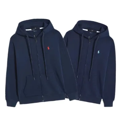 Polo Ralph Lauren Hoodie Navy with Navy Lace 01