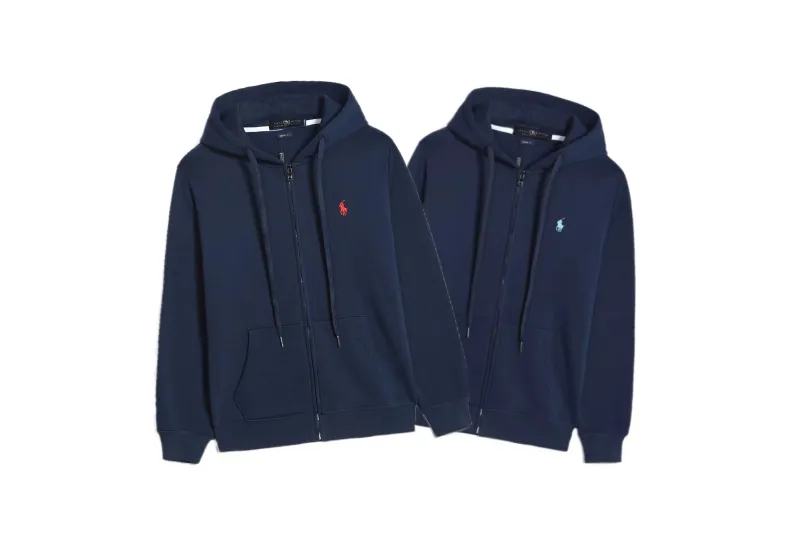 Polo Ralph Lauren Hoodie Navy with Navy Lace