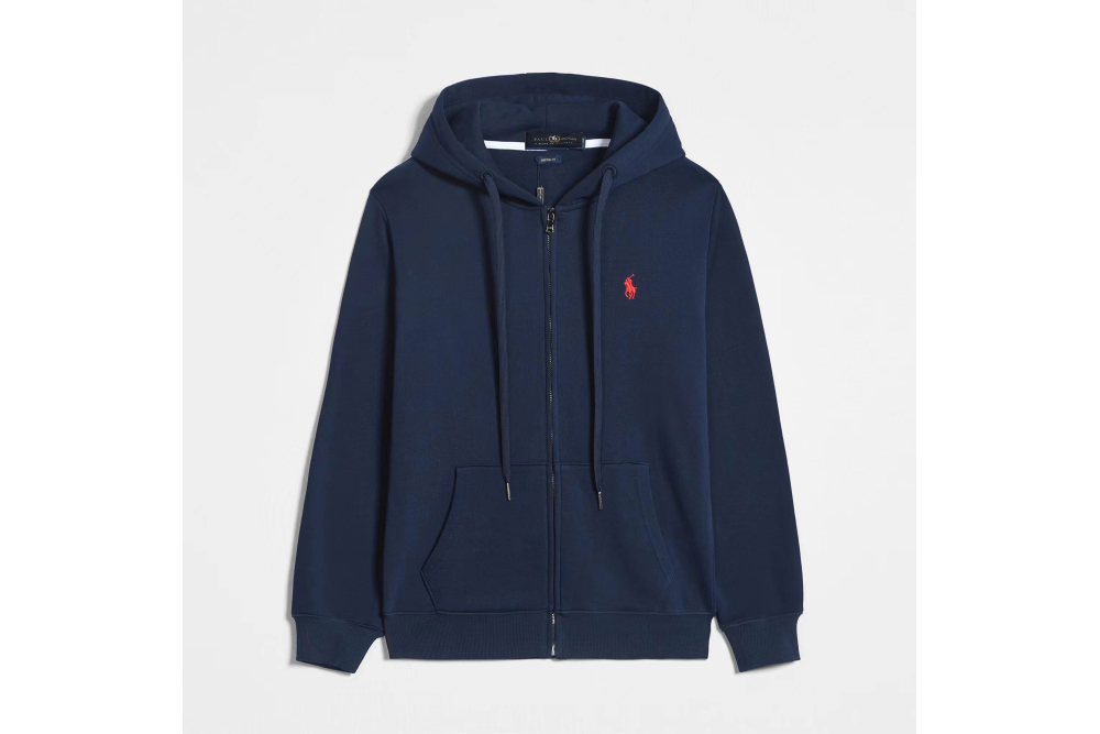 Polo Ralph Lauren Hoodie Navy with Navy Lace