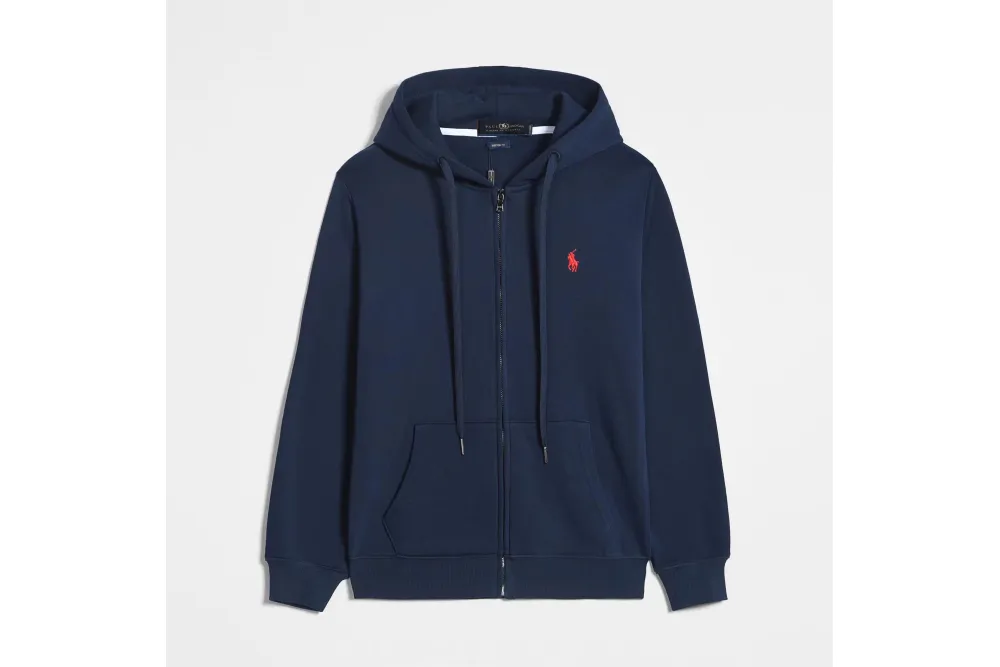 Polo Ralph Lauren Hoodie Navy with Navy Lace