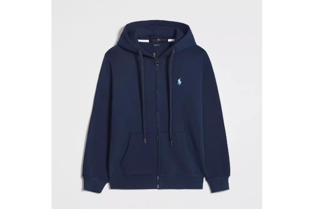 Polo Ralph Lauren Hoodie Navy with Navy Lace